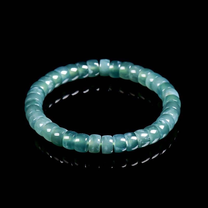 Beading - Doğal A Sınıfı Yeşim Taşı Mavi