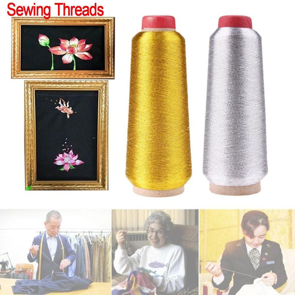Cotton Embroidery Thread Skeins - Altın/gümüş nakış konuları bilgisayar çapraz dikiş