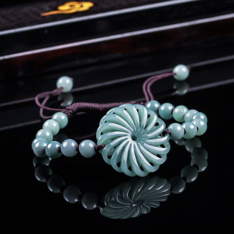 Beading - Doğal Yeşim A Sınıfı Şans Getiren,