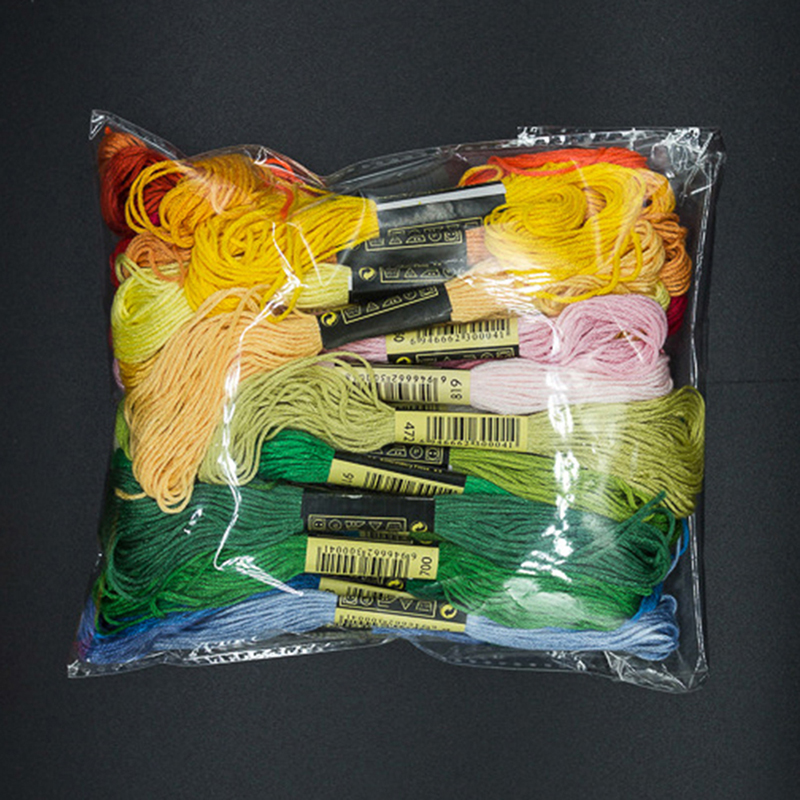 Cotton Embroidery Thread Skeins - C 24/100/50 Çok Renkli Çapraz İplikler