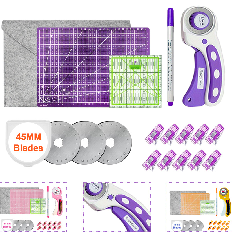 Rotary Cutter For Fabric 45Mm - 45mm Döner Kesici, Kalınlaştırılmış A4 Kesme