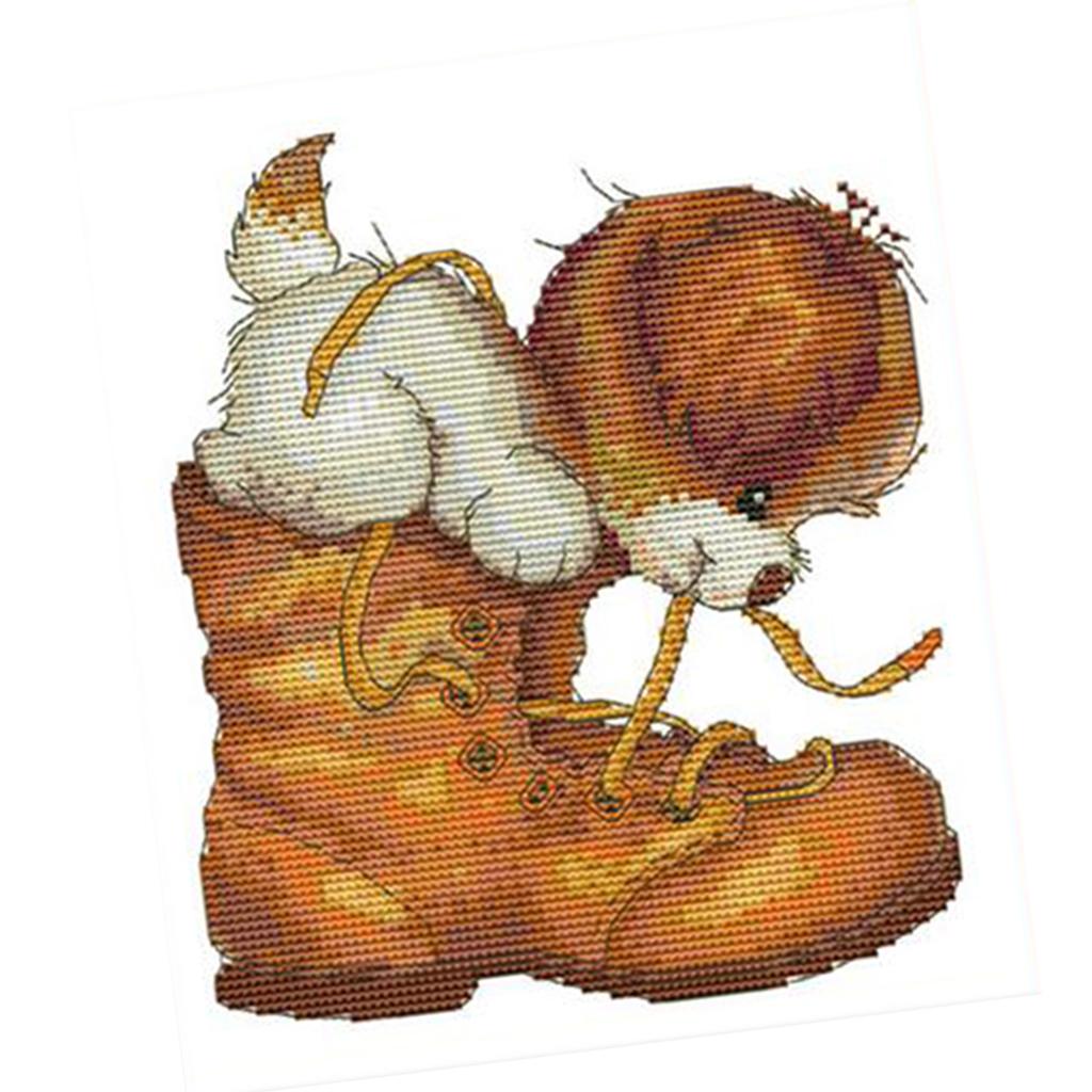Cross Stitch Stamped Kits Beginners - Damgalı Çapraz Dikiş Kitleri Önceden Basılmış