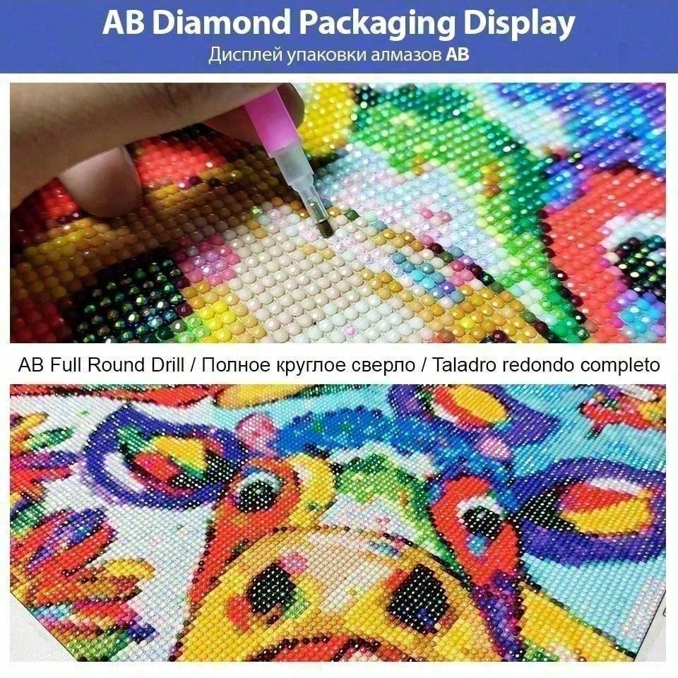 1 adet 5D DIY flok kumaş, özel - 5D Diamond Painting Kit Full Drill incelemesi ve fiyatı