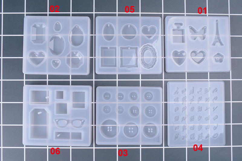 6 Tasarımlı Silikon Reçine Kal - Silicone Epoxy Resin Molds Set incelemesi ve fiyatı