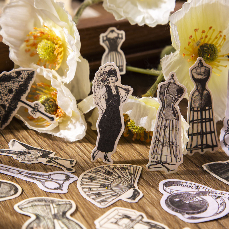 60 adet Vintage çıkartmalar +  - Vintage Junk Journal Scrapbooking Paper incelemesi ve fiyatı