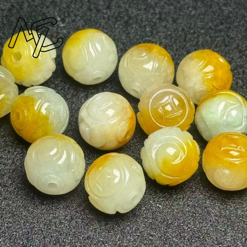5 adet Doğal Sarı Zümrüt Yeşim - Beading incelemesi ve fiyatı