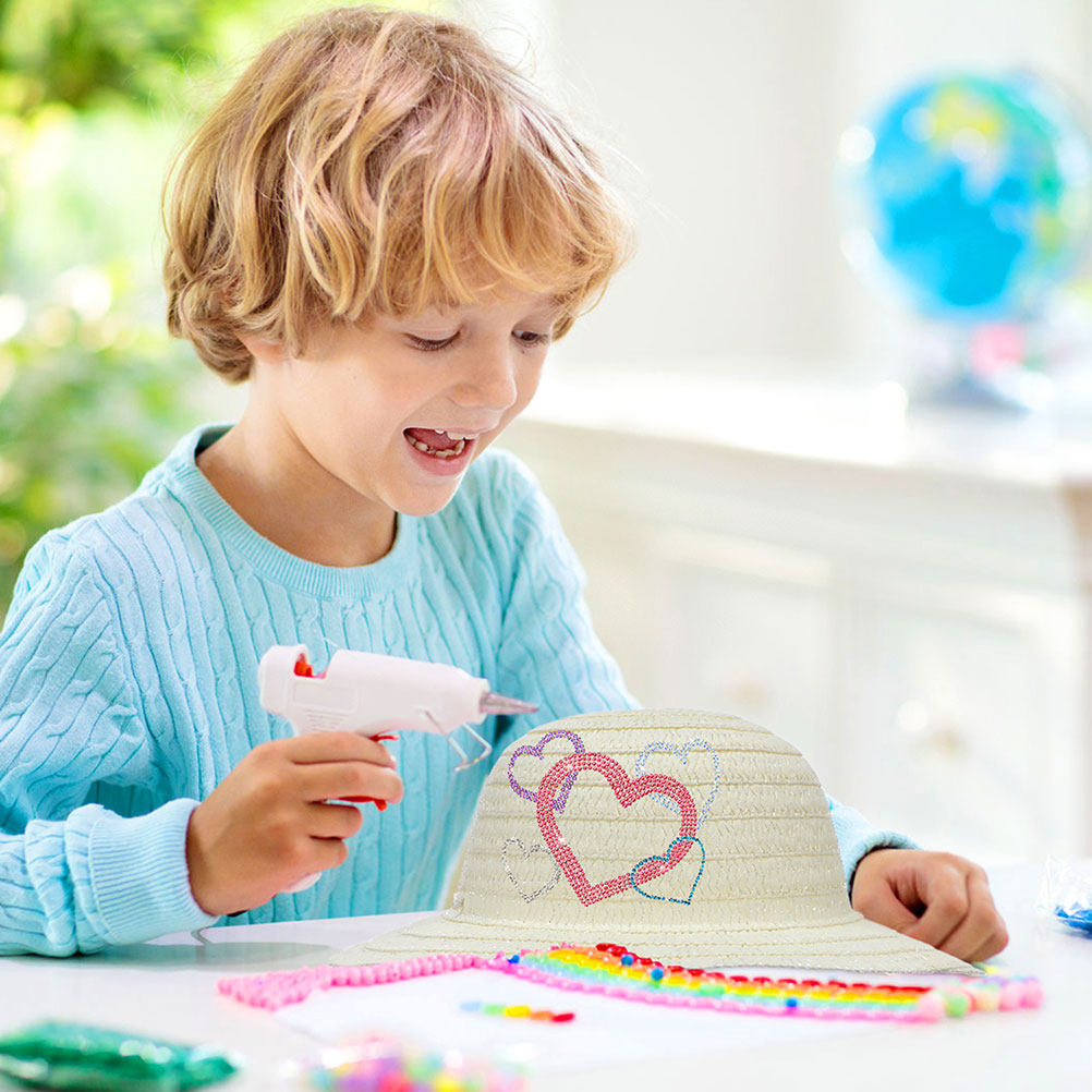 8 Adet Çocuk Hasır Şapka DIY B - Painting Supplies incelemesi ve fiyatı