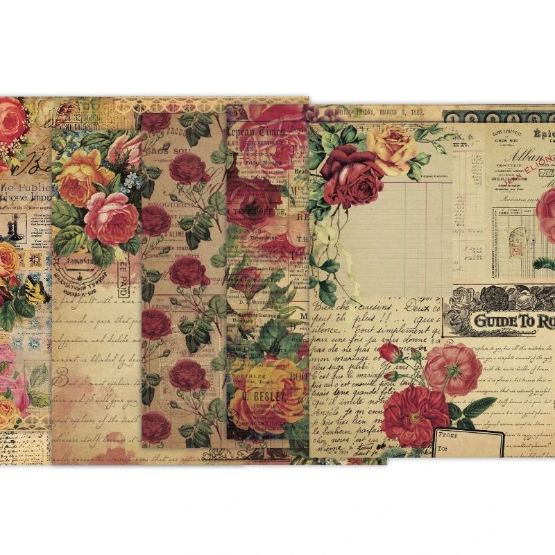 Karalama defteri Pad Çeşitli D - Vintage Junk Journal Scrapbooking Paper incelemesi ve fiyatı