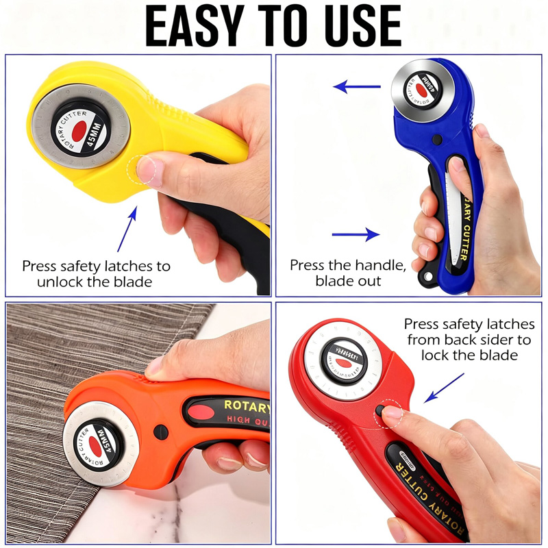 Kumaş Döner Kesici 45mm Bıçak  - Rotary Cutter For Fabric 45Mm incelemesi ve fiyatı