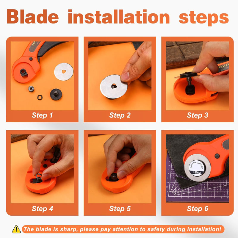 Kumaş Döner Kesici 45mm Bıçak  - Rotary Cutter For Fabric 45Mm incelemesi ve fiyatı