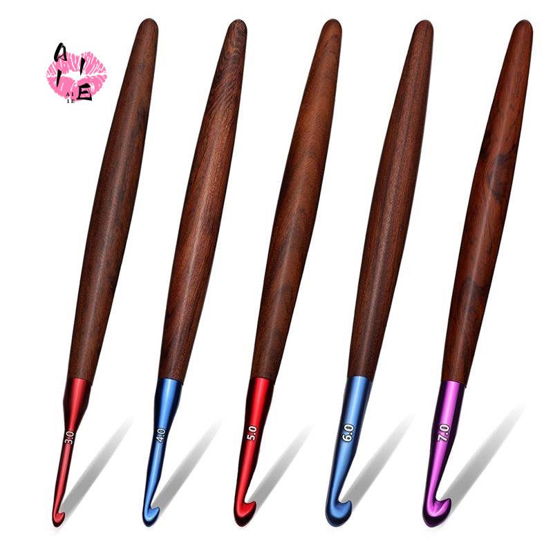 A11E-Tığ Seti, Artritli Eller  - Wooden Crochet Hooks Ergonomic Handle incelemesi ve fiyatı