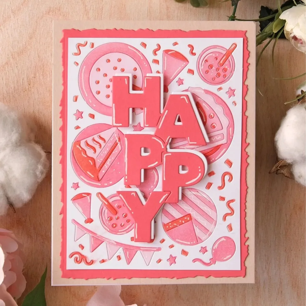 Yeni Metal Kesme Kalıpları Kek - Scrapbooking incelemesi ve fiyatı