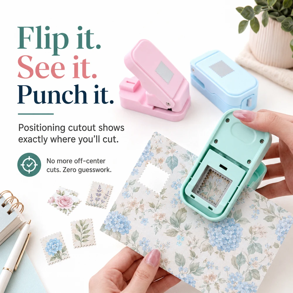 Posta Pulu Kenarlı Kağıt Delge - Scrapbooking incelemesi ve fiyatı