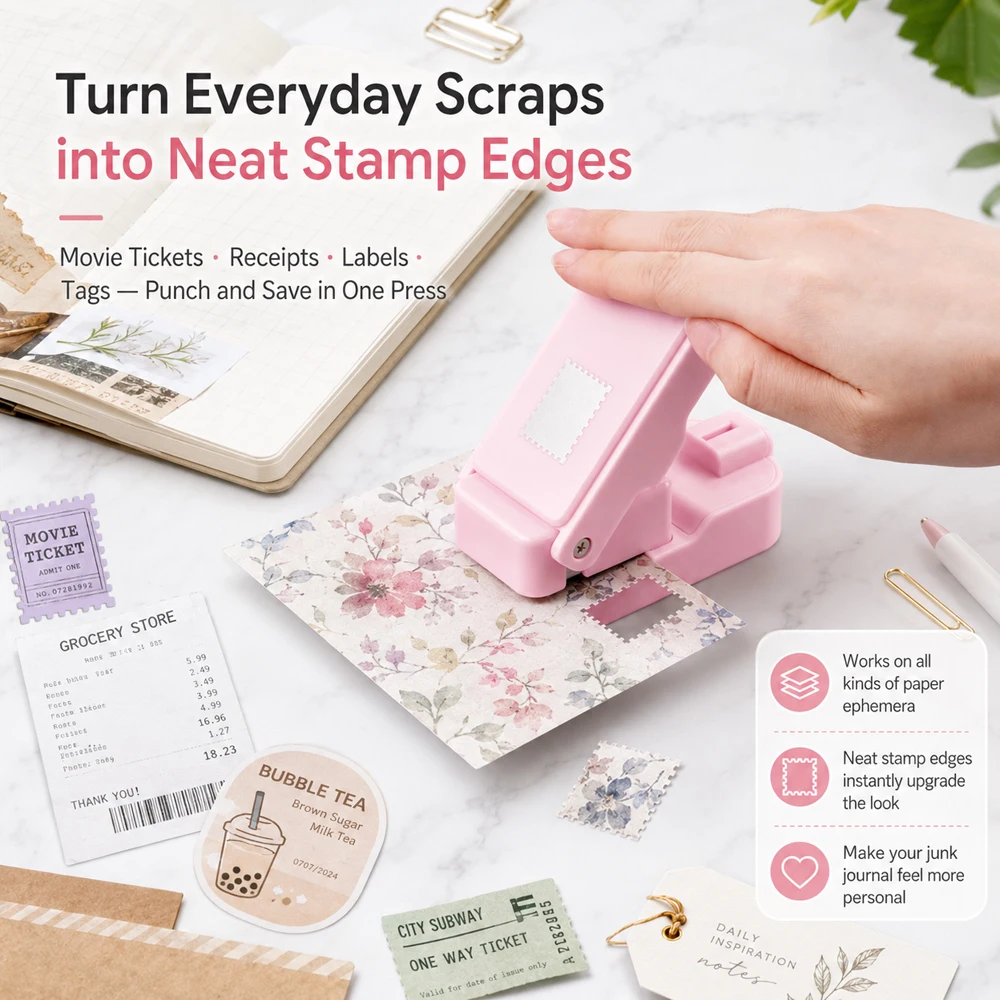 Posta Pulu Kenarlı Kağıt Delge - Scrapbooking incelemesi ve fiyatı