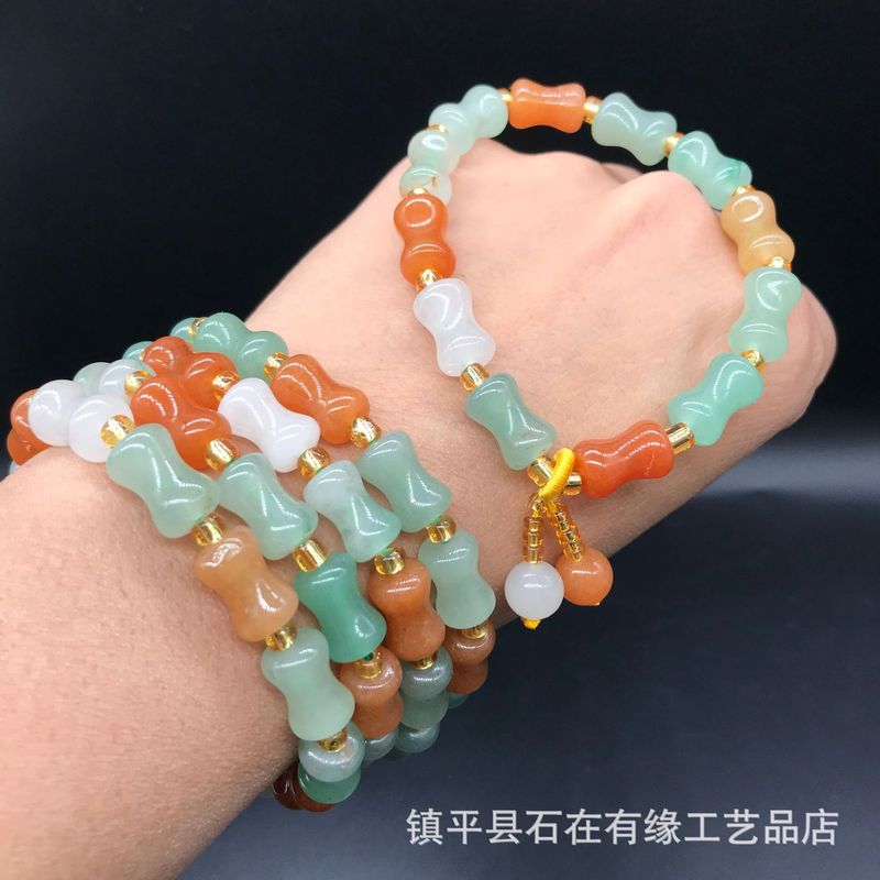 Doğal Aventurin Bambu, Altın İ - Beading incelemesi ve fiyatı