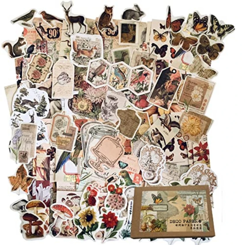 Estetik Günlük Tutma İçin Vint - Vintage Junk Journal Scrapbooking Paper incelemesi ve fiyatı