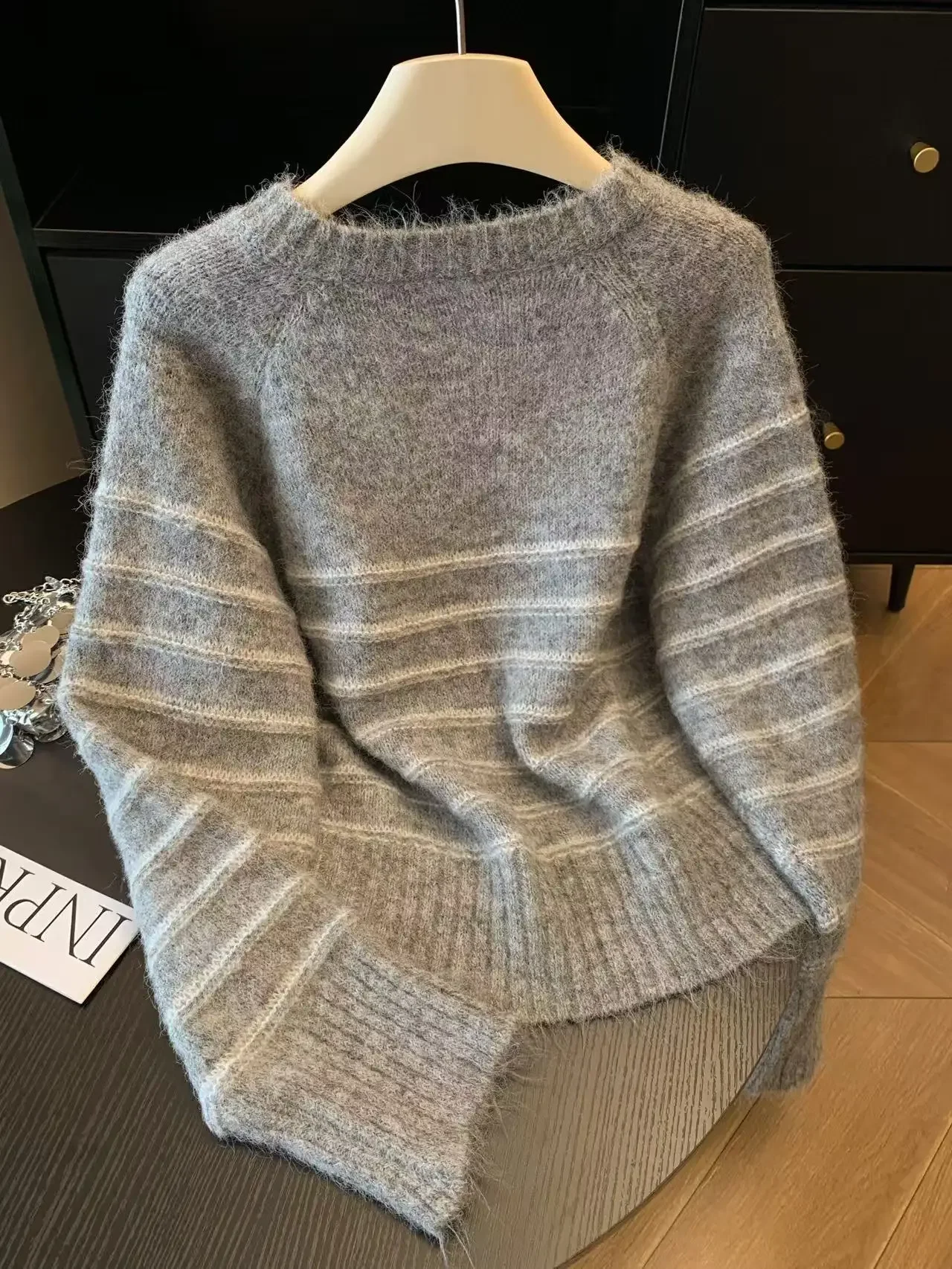 Sonbahar Kış Kadın Çizgili Yün - Embroidery incelemesi ve fiyatı