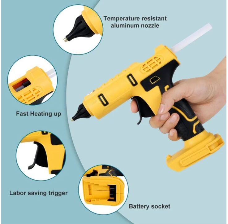 Akülü elektrikli el sıcak tutk - Hot Melt Glue Gun Cordless incelemesi ve fiyatı