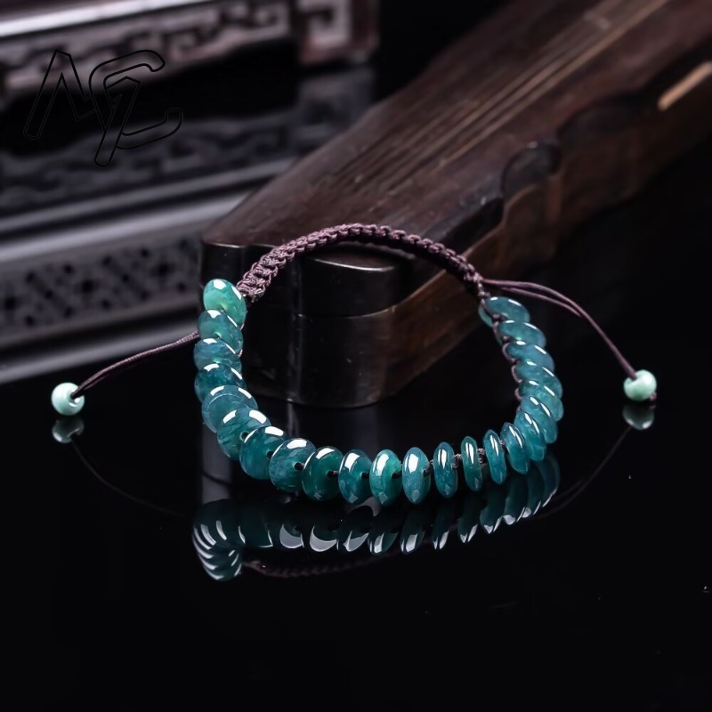 Doğal Gerçek Zümrüt Mavi Su Ab - Beading incelemesi ve fiyatı