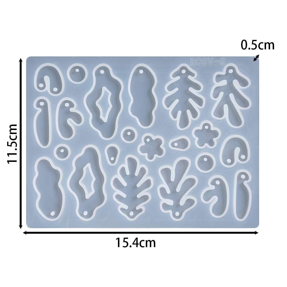 1 adet/grup Geometrik Küpe Kol - Silicone Epoxy Resin Molds Set incelemesi ve fiyatı