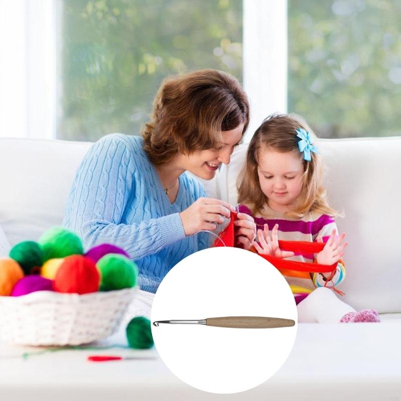 8 adet ergonomik tığ işi kanca - Wooden Crochet Hooks Ergonomic Handle incelemesi ve fiyatı