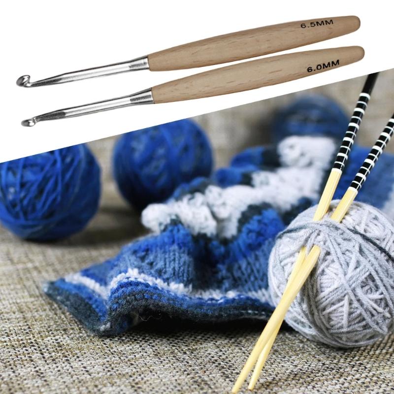 8 adet ergonomik tığ işi kanca - Wooden Crochet Hooks Ergonomic Handle incelemesi ve fiyatı