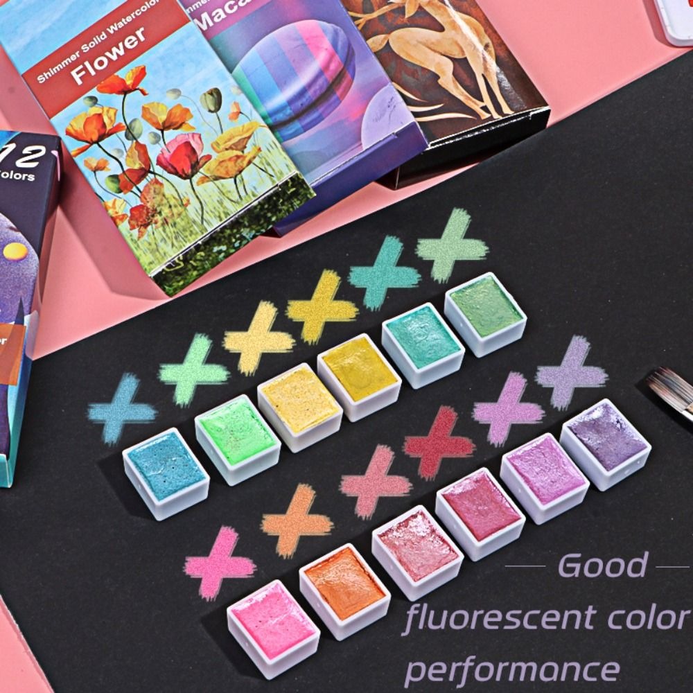 Taşınabilir Katı Suluboya Boya - Watercolor Paint Set Solid Pigment incelemesi ve fiyatı