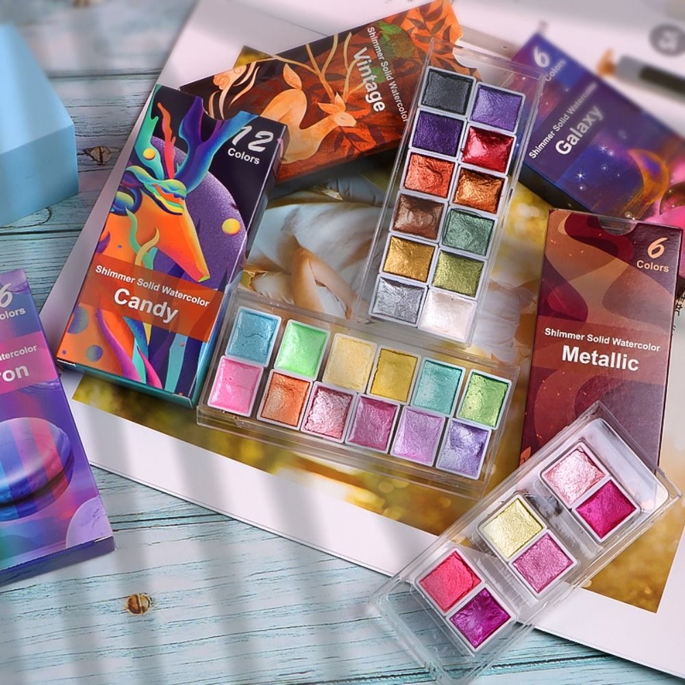 Taşınabilir Katı Suluboya Boya - Watercolor Paint Set Solid Pigment incelemesi ve fiyatı