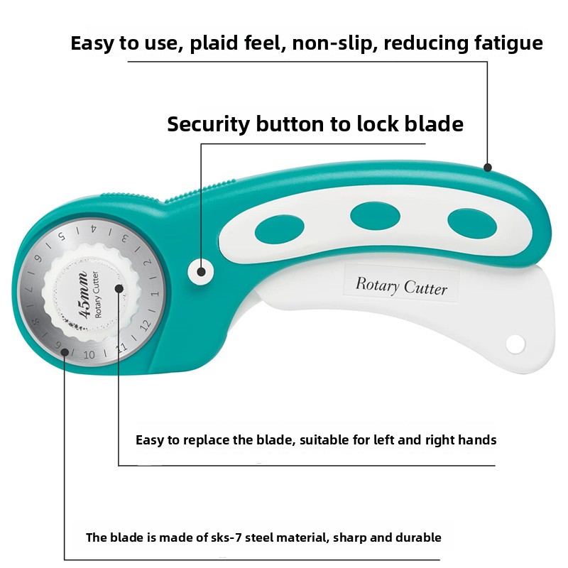 45mm Döner Kesici Kumaş Kesme  - Rotary Cutter For Fabric 45Mm incelemesi ve fiyatı