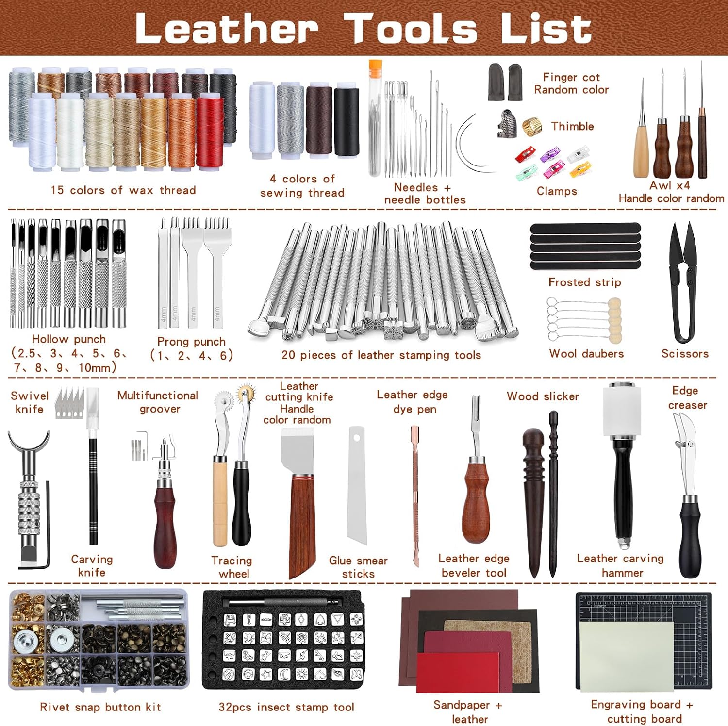 Deri İşleme Seti, Özel El Çant - Craft Tools incelemesi ve fiyatı