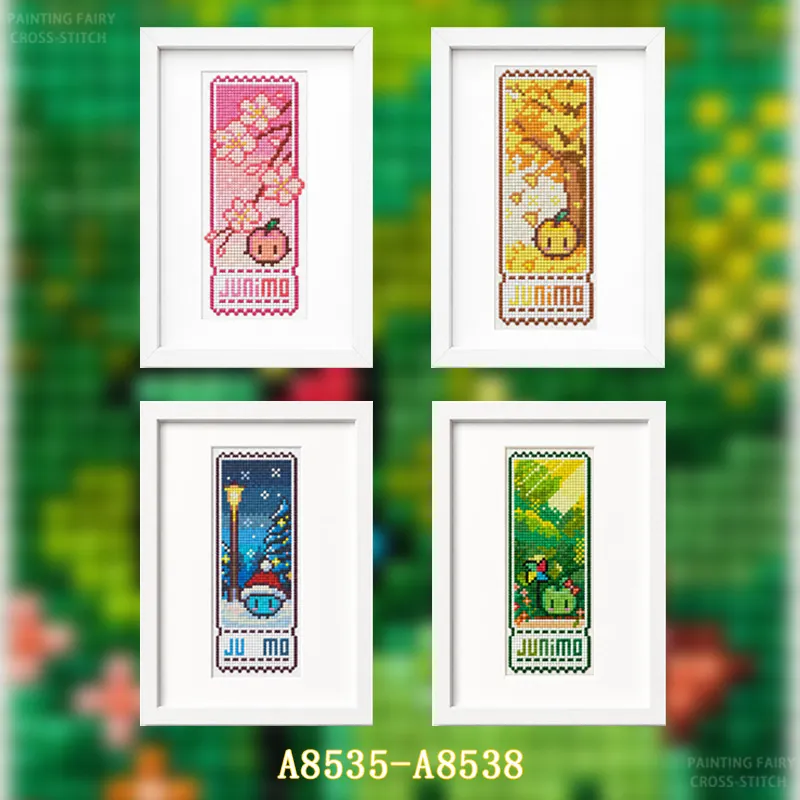 [A-Four Seasons Serisi]Başlang - Cross Stitch Stamped Kits Beginners incelemesi ve fiyatı