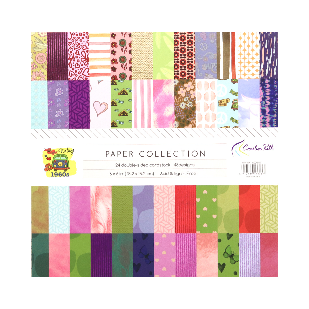 Yaratıcı Yol 1960'lar Vintage  - Vintage Junk Journal Scrapbooking Paper incelemesi ve fiyatı