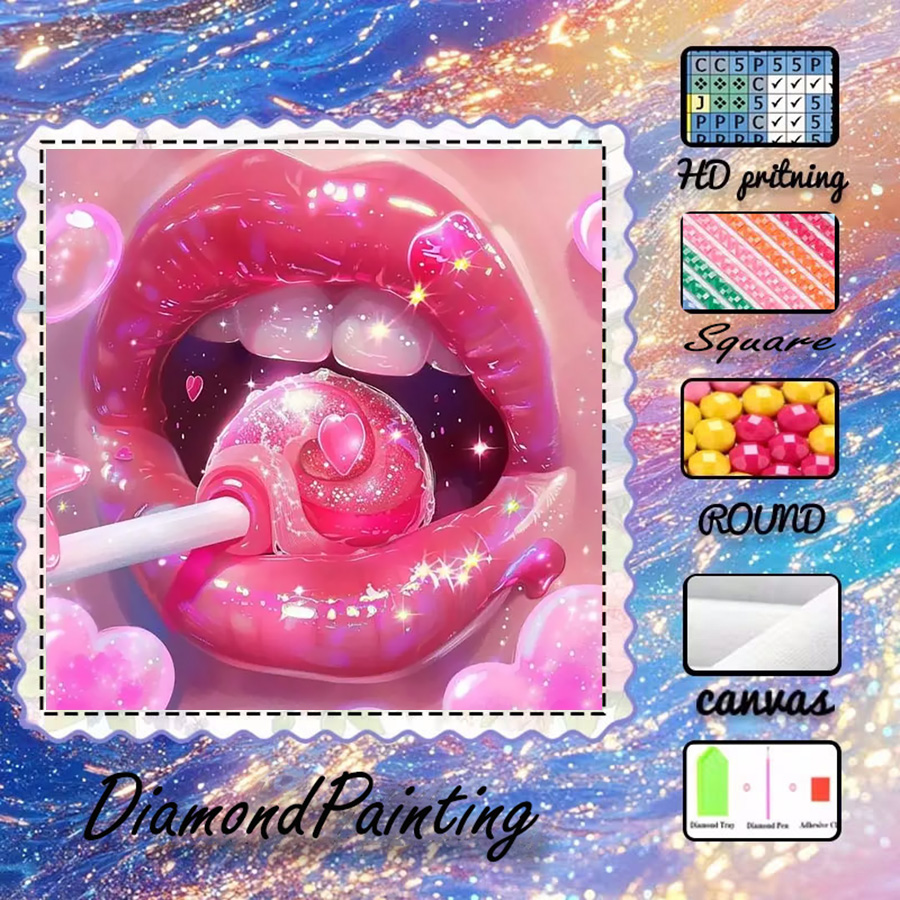 1 parça - 5D-DIY - Flok kumaş  - 5D Diamond Painting Kit Full Drill incelemesi ve fiyatı