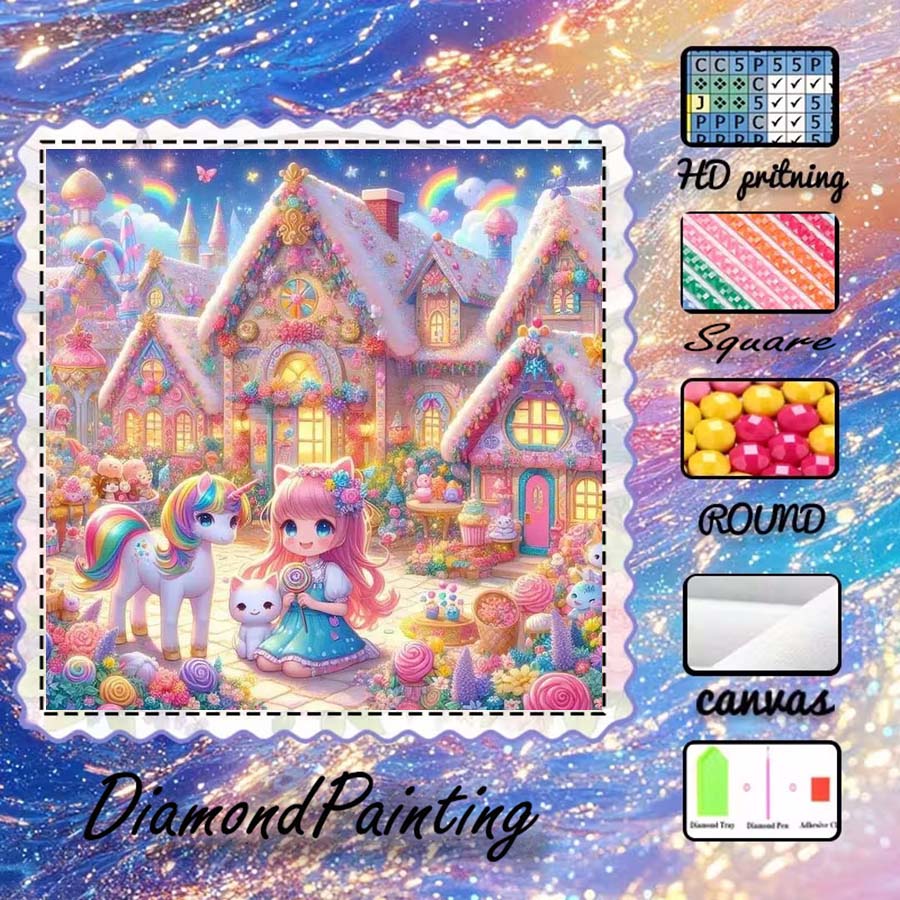 1 adet 5D DIY flok kumaş, özel - 5D Diamond Painting Kit Full Drill incelemesi ve fiyatı