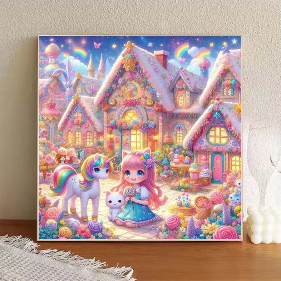 1 adet 5D DIY flok kumaş, özel - 5D Diamond Painting Kit Full Drill incelemesi ve fiyatı