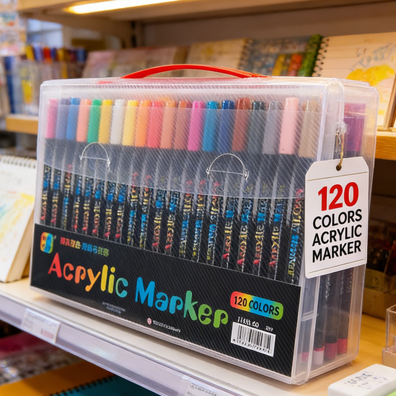 24-120 Renkli Çift Uçlu Akrili - Painting Supplies incelemesi ve fiyatı
