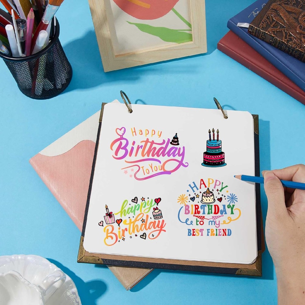 Mutlu Doğum Günü Temizle Pulla - Clear Silicone Stamps For Card Making incelemesi ve fiyatı