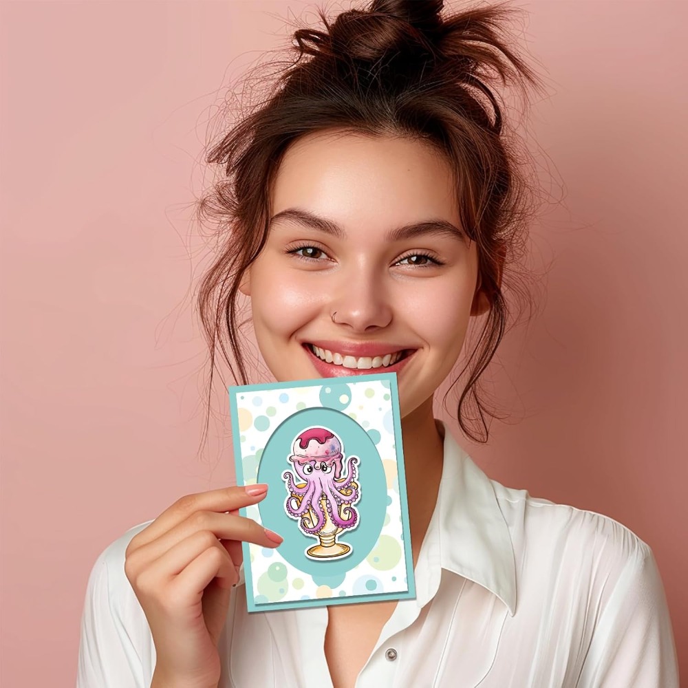 Deniz Hayvan Temizle Pullar Ka - Clear Silicone Stamps For Card Making incelemesi ve fiyatı