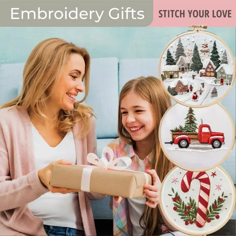 Yetişkinler için el nakışı baş - Cross Stitch Stamped Kits Beginners incelemesi ve fiyatı