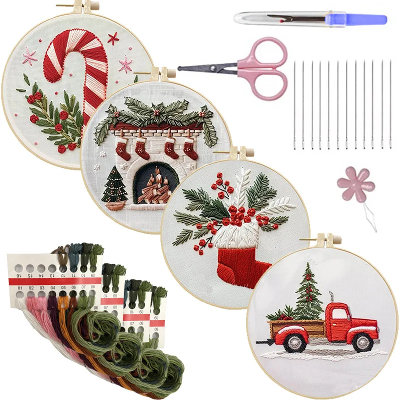 Yetişkinler için el nakışı baş - Cross Stitch Stamped Kits Beginners incelemesi ve fiyatı