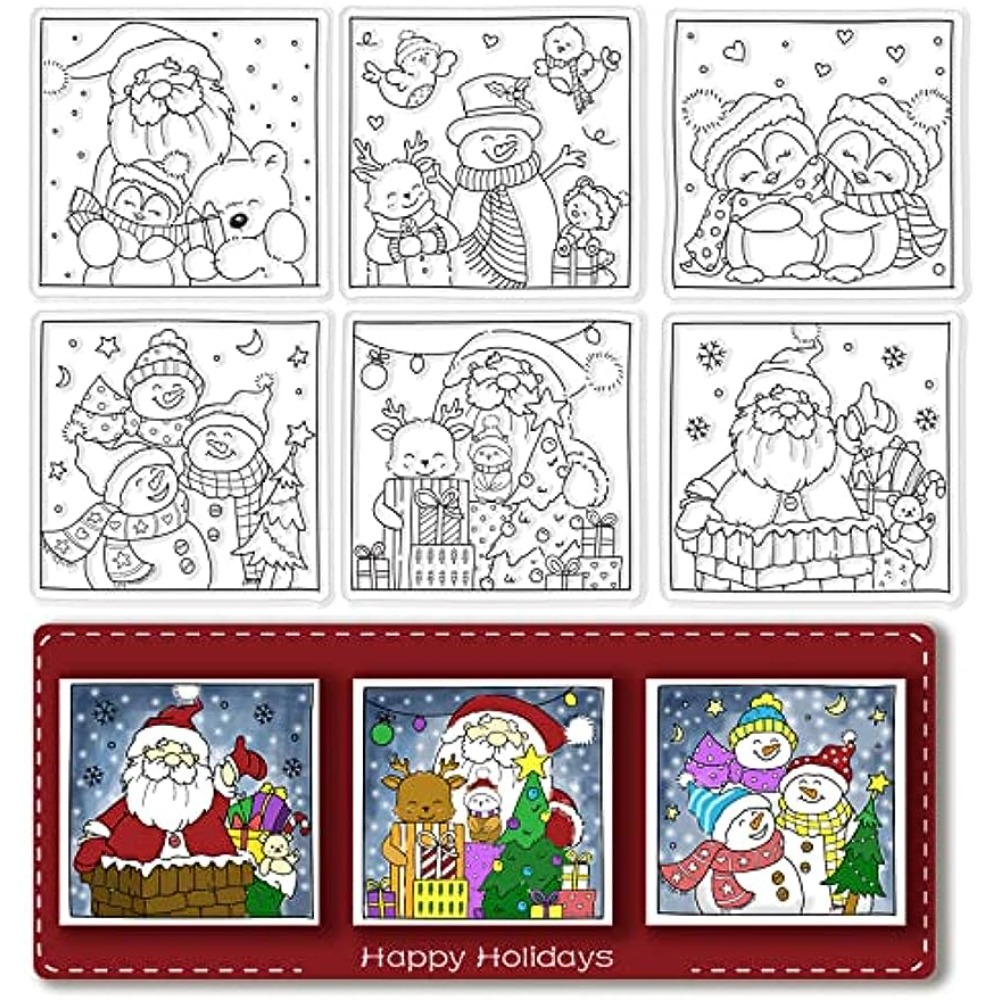 Temizle silikon pullar noel te - Clear Silicone Stamps For Card Making incelemesi ve fiyatı