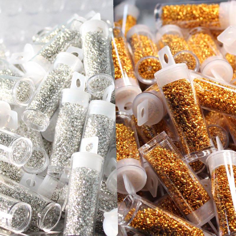 Japon MKU Cam Boncuk Metalik R - Glass Seed Beads 2Mm Jewelry Making incelemesi ve fiyatı
