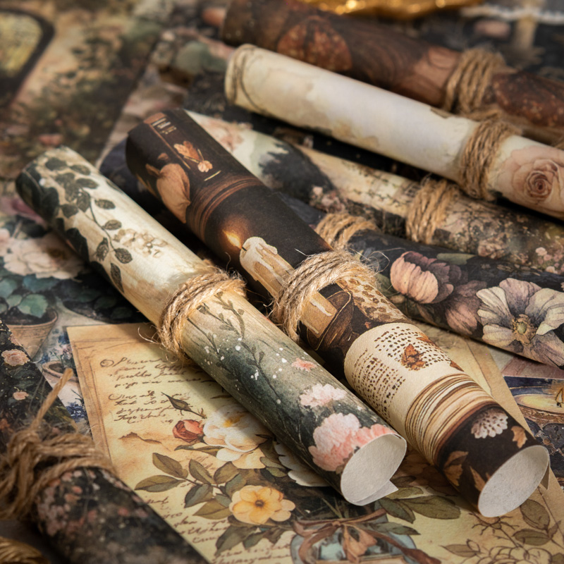 JIANQI 100 Adet Retro El Yapım - Vintage Junk Journal Scrapbooking Paper incelemesi ve fiyatı