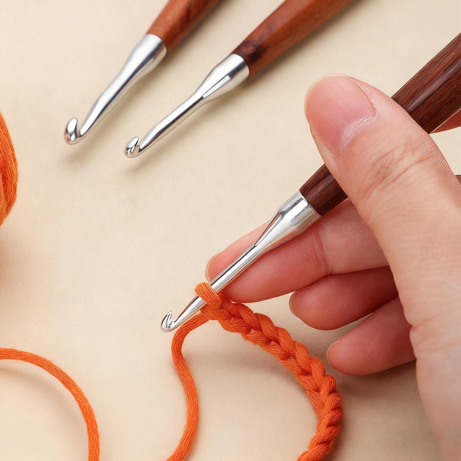 8 adet Tığ Seti Karışık Boyut  - Wooden Crochet Hooks Ergonomic Handle incelemesi ve fiyatı