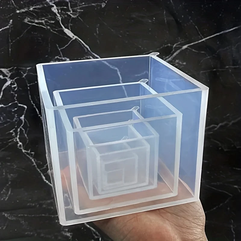 5 adet Kare Reçine Kalıp Silik - Silicone Epoxy Resin Molds Set incelemesi ve fiyatı