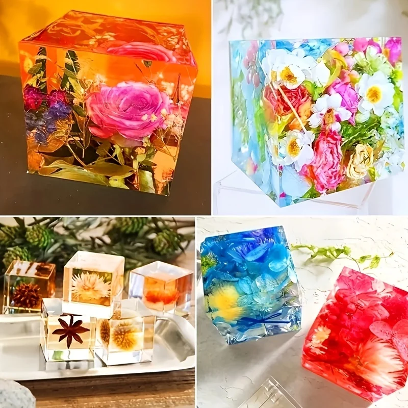 5 adet Kare Reçine Kalıp Silik - Silicone Epoxy Resin Molds Set incelemesi ve fiyatı