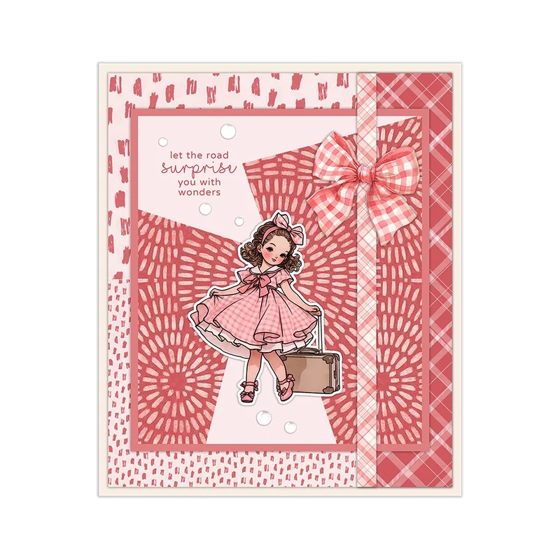 Suncraft Lovely Traveling Litt - Clear Silicone Stamps For Card Making incelemesi ve fiyatı