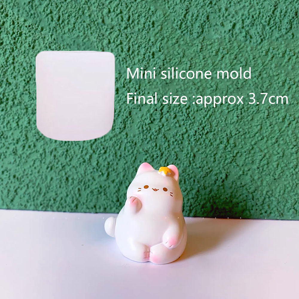 3D Kedi Silikon Kalıp Seti Alç - Silicone Epoxy Resin Molds Set incelemesi ve fiyatı