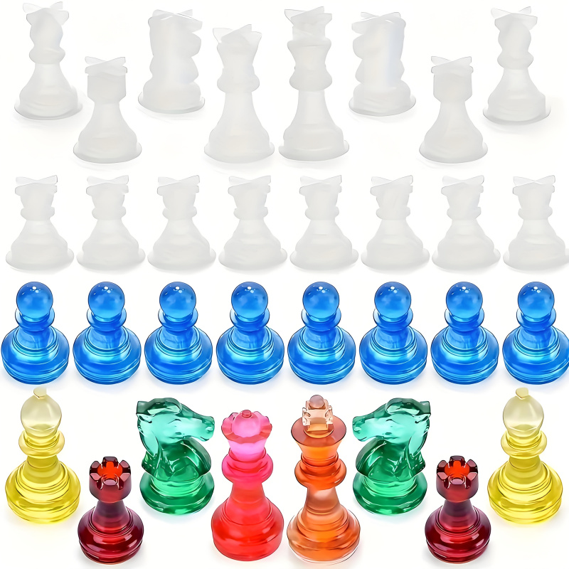 11Chessboard16Resin Silikon Ka - Silicone Epoxy Resin Molds Set incelemesi ve fiyatı