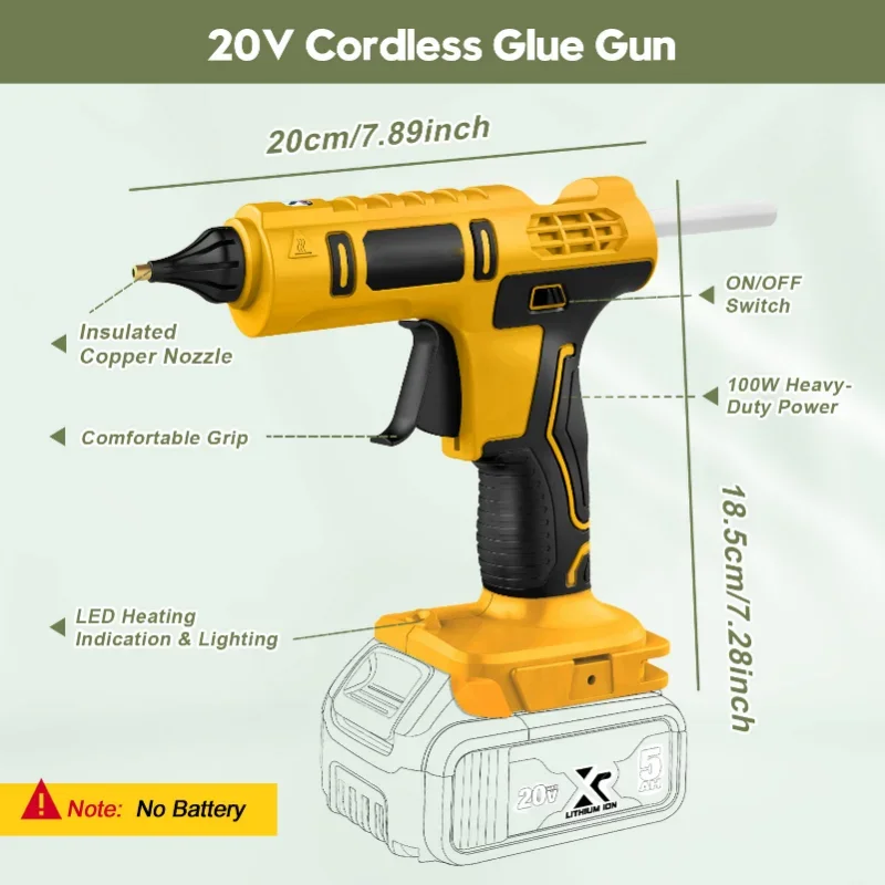 Akülü Elektrikli El Sıcak Tutk - Hot Melt Glue Gun Cordless incelemesi ve fiyatı